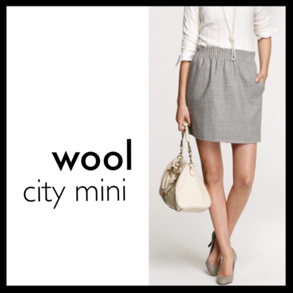 JCrew Wool City Mini *Black Size 2*